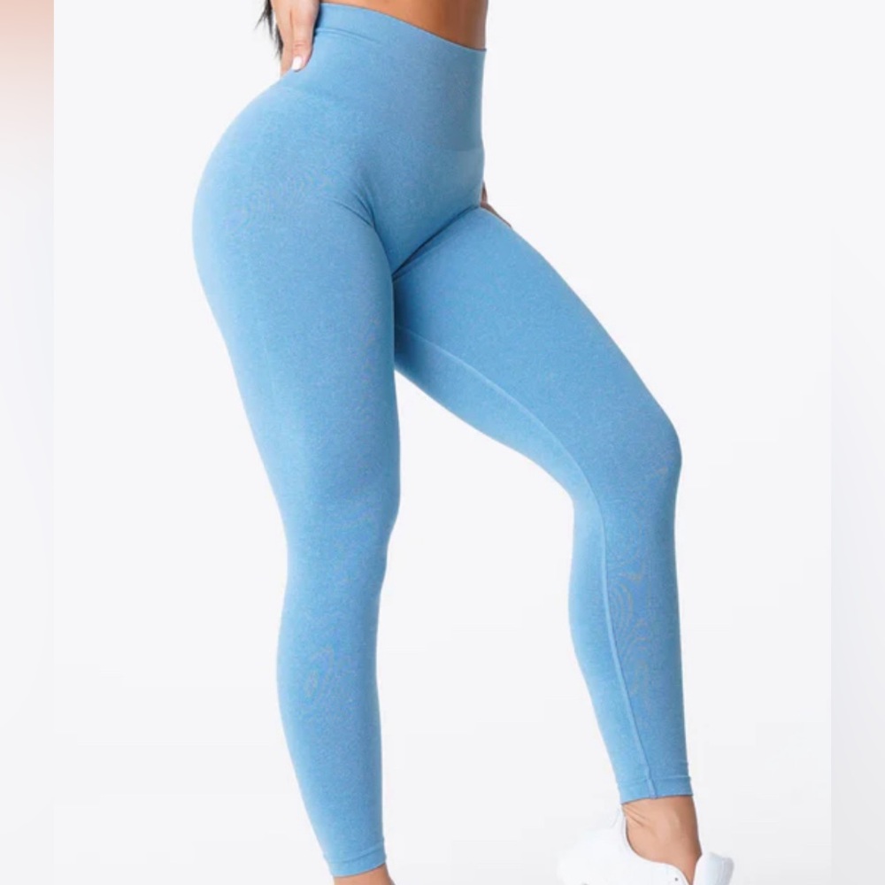 NVGTN Sky Blue NV Seamless Leggings, Size Small